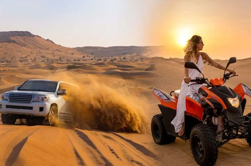 Evening desert safari atv vip